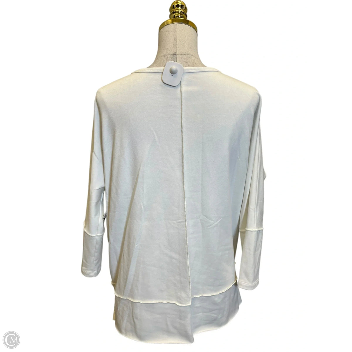 Top 3/4 Sleeve By Spanx In White, Size: S