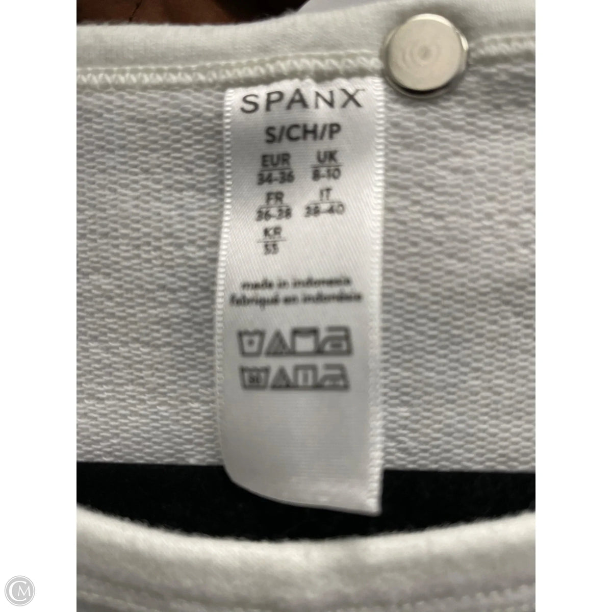 Top 3/4 Sleeve By Spanx In White, Size: S