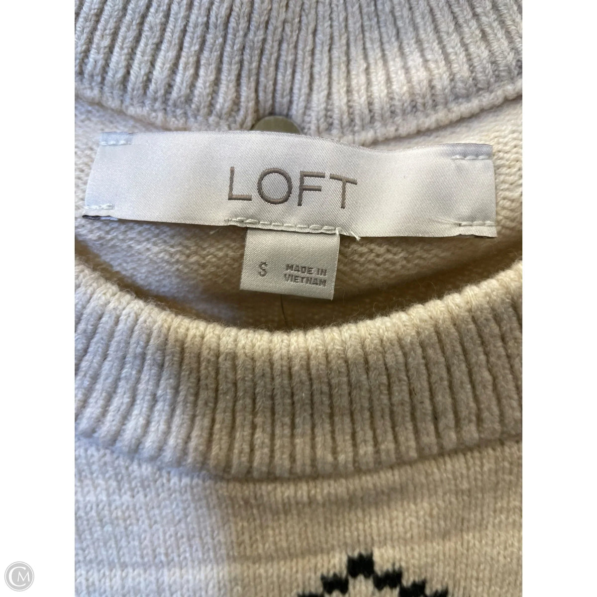 Sweater By Loft In Beige, Size: S