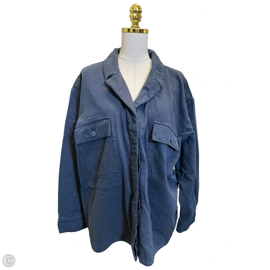 Jacket Denim By Treasure And Bond In Navy, Size: L