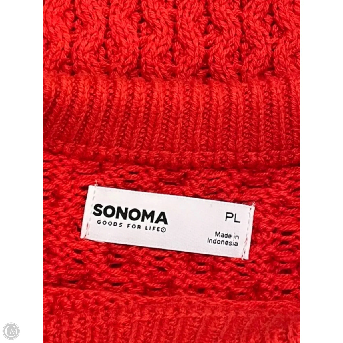 Sweater By Sonoma In Red, Size: Lp