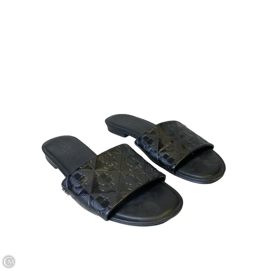 Sandals Designer By Karl Lagerfeld In Black, Size: 10