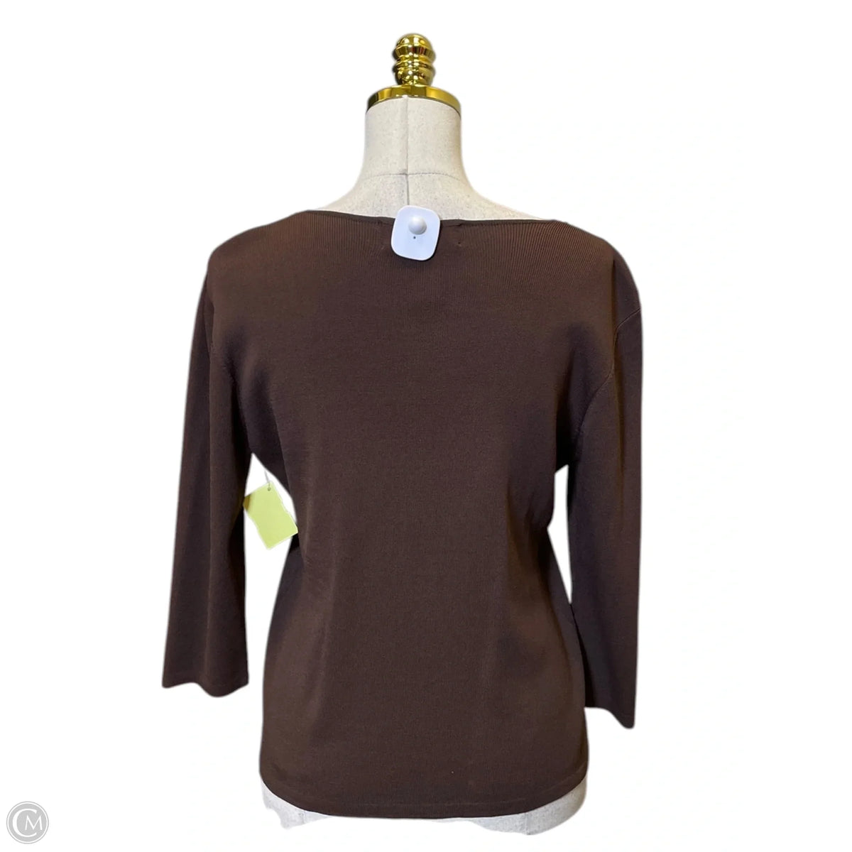 Sweater By Joseph A. In Brown, Size: L