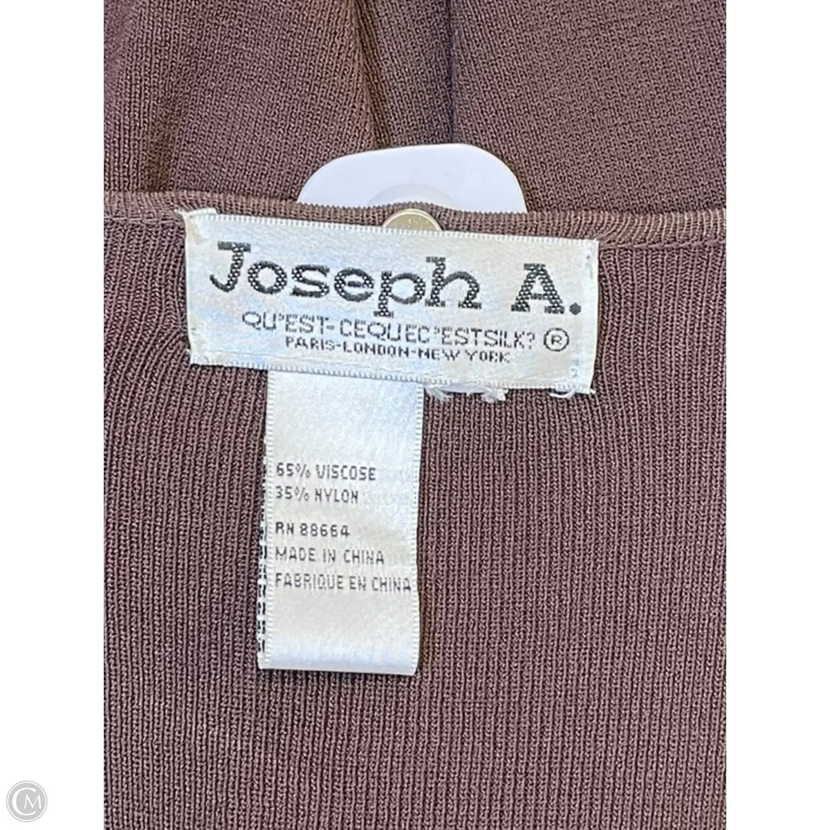 Sweater By Joseph A. In Brown, Size: L
