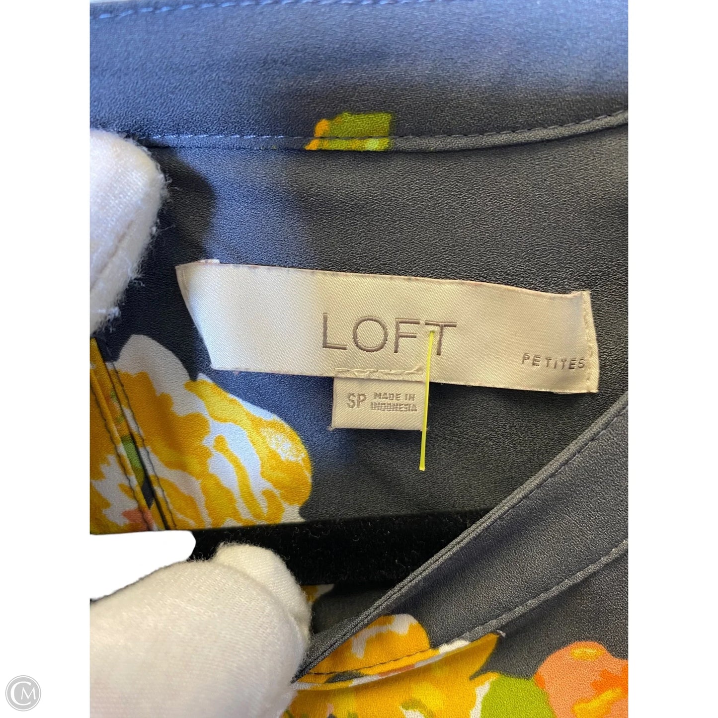 Top Long Sleeve By Loft In Floral Print, Size: S