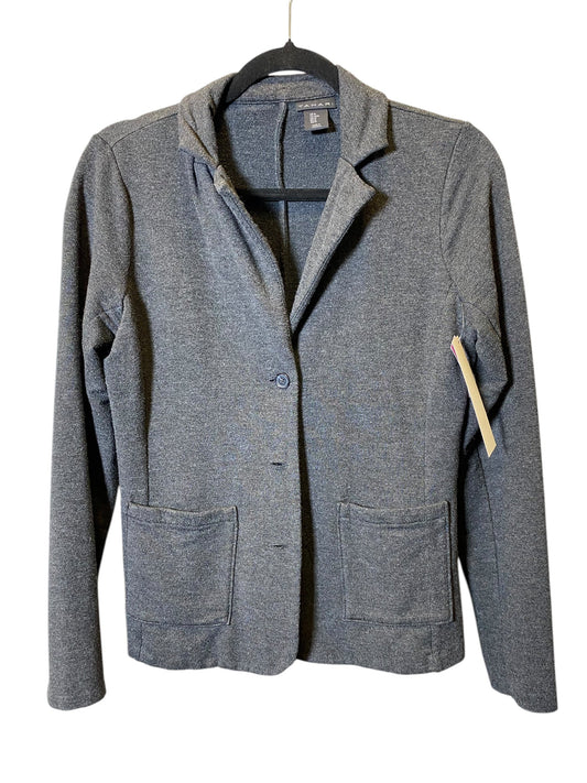 Blazer By Tahari By Arthur Levine In Grey, Size: M