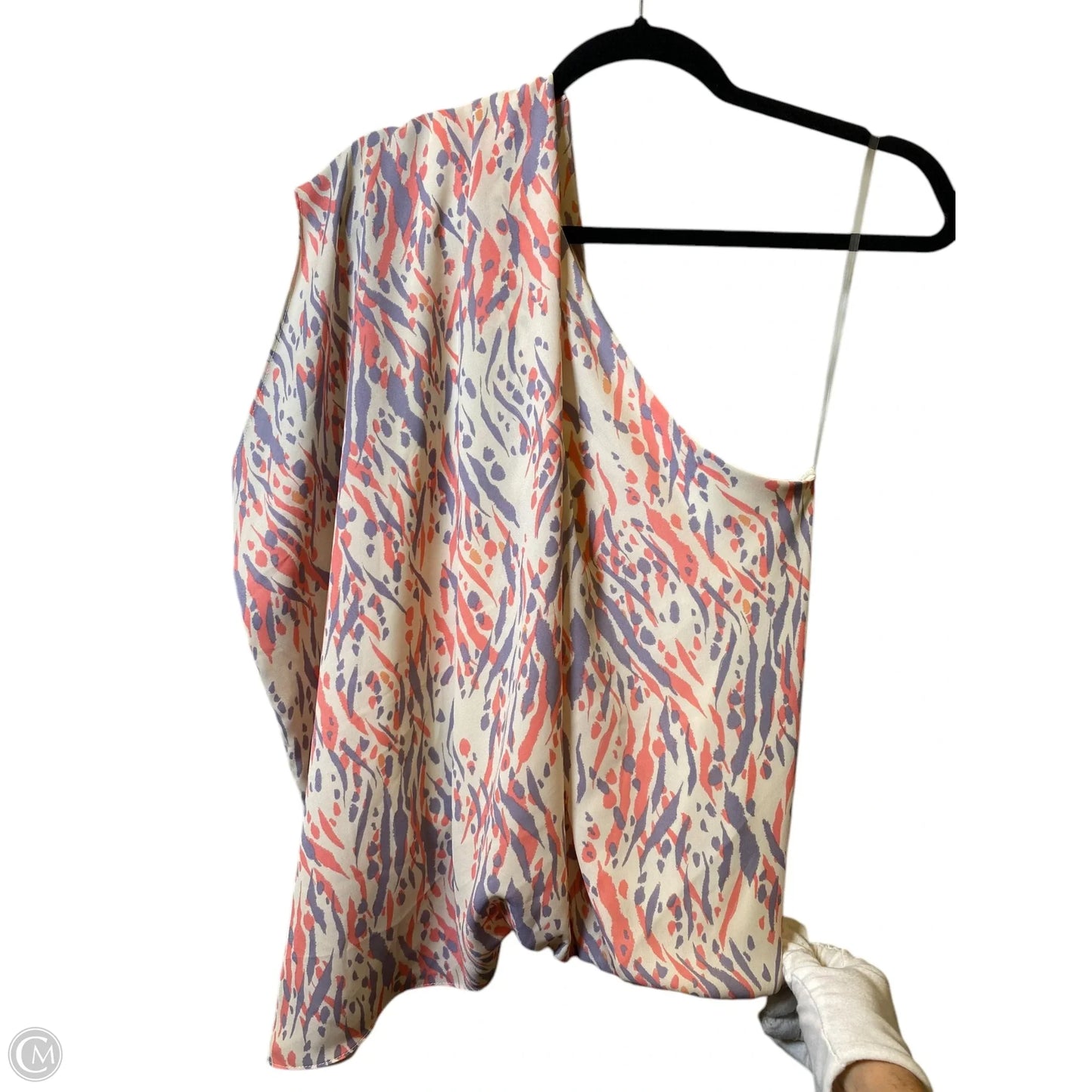 Top Short Sleeve By Tyche In Multi-colored, Size: S