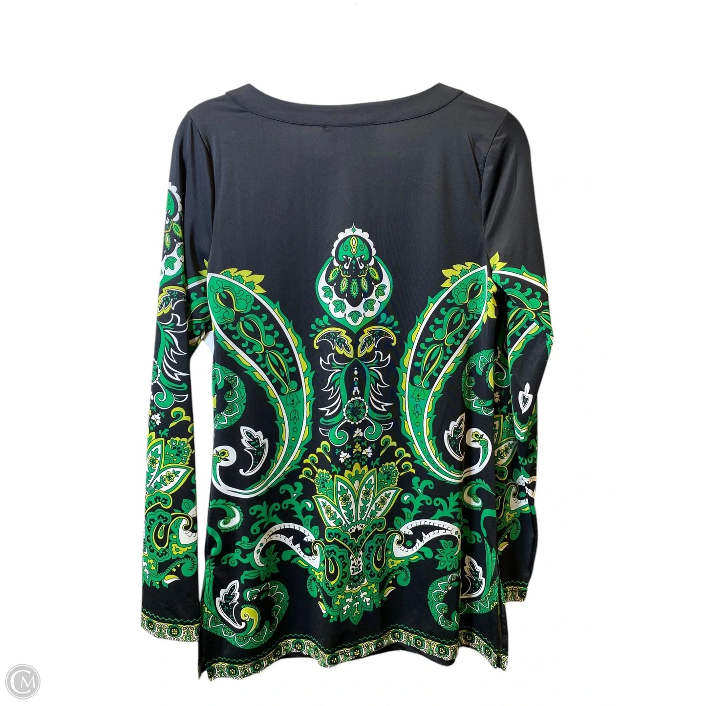 Top Long Sleeve By Inc In Paisley Print, Size: M