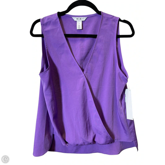 Top Sleeveless By Clothes Mentor In Purple, Size: M