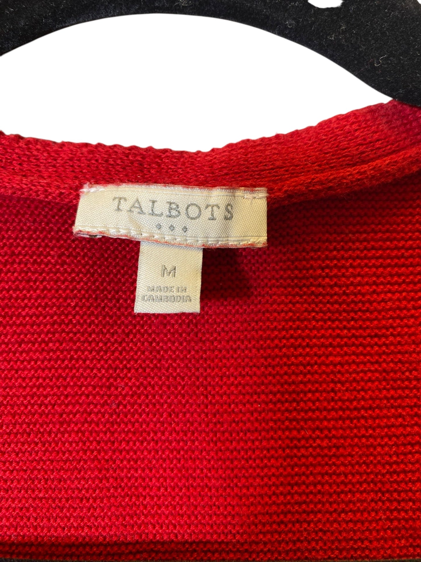 Cardigan By Talbots In Red, Size: M