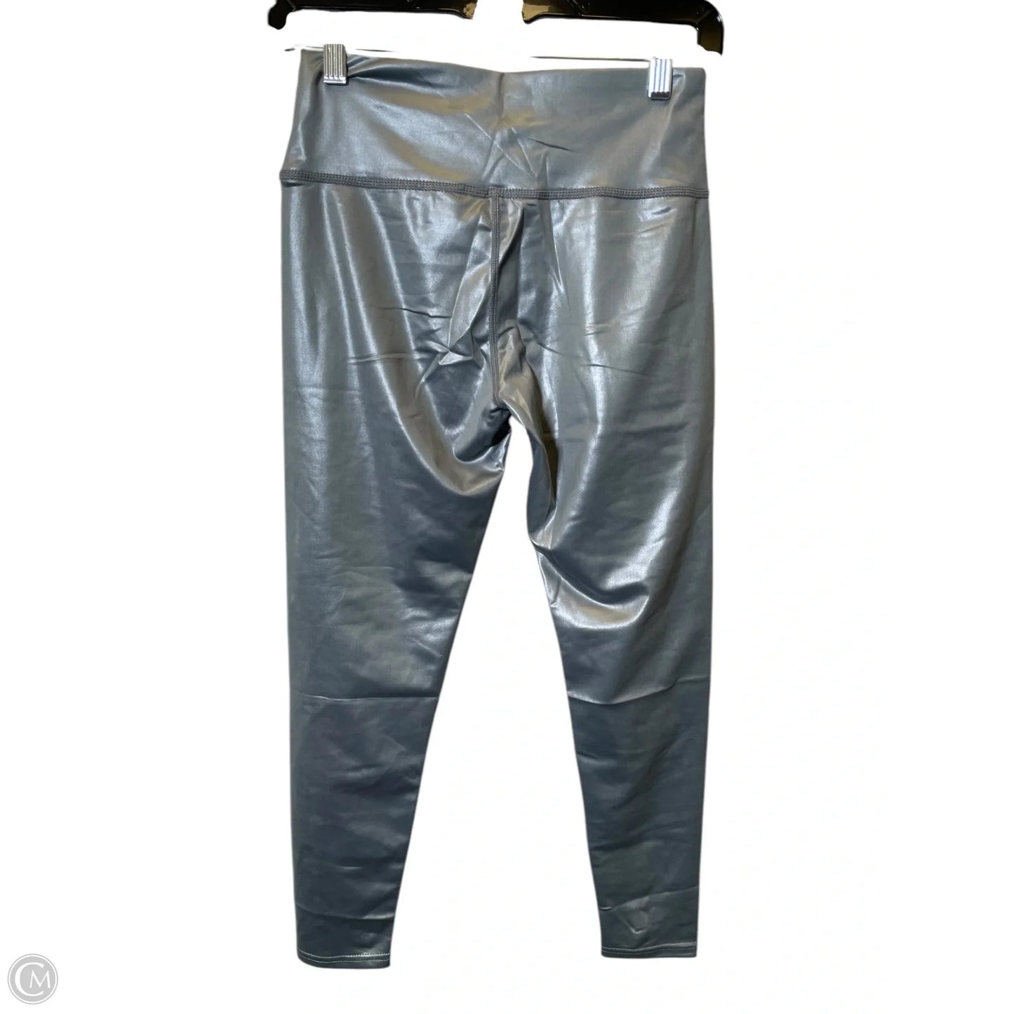 Athletic Leggings By Clothes Mentor In Silver, Size: S