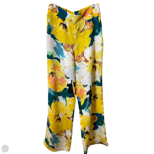 Pants Lounge By Veronica M In Floral Print, Size: M