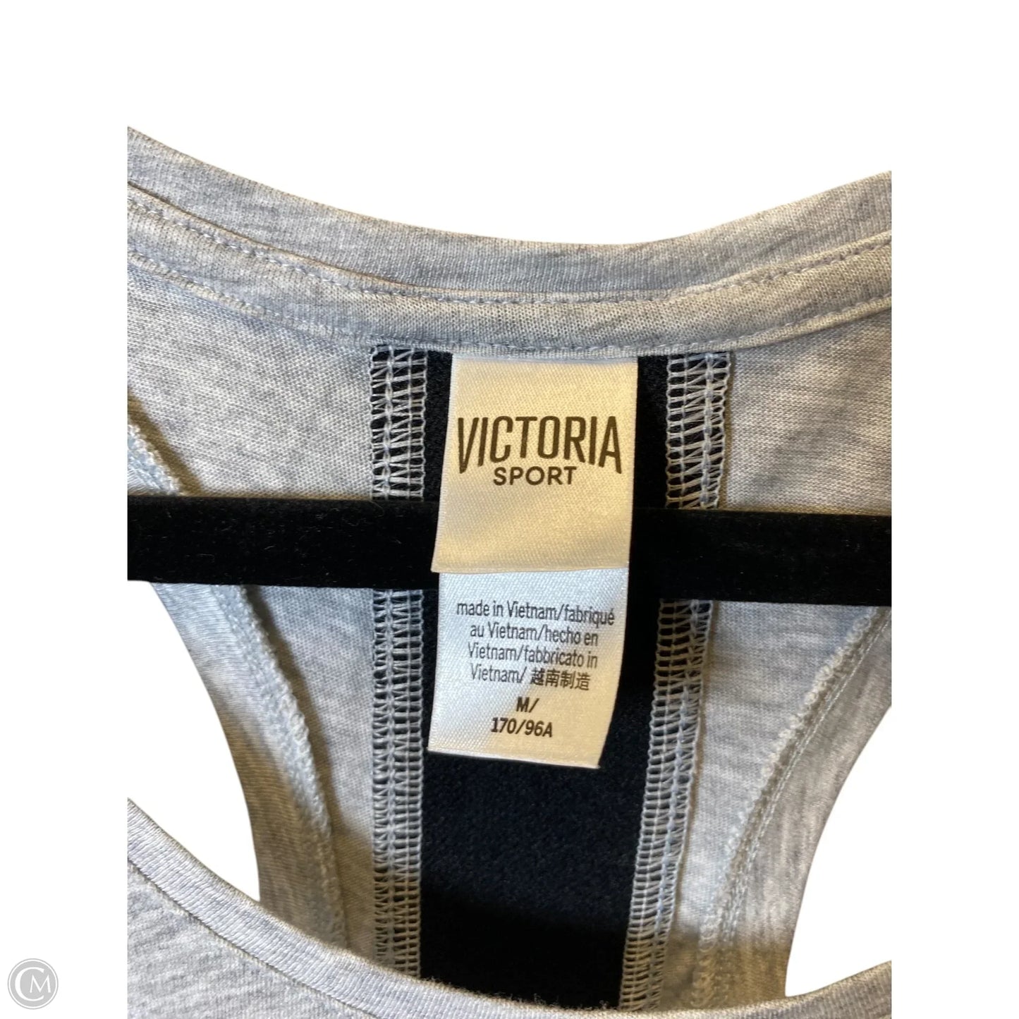 Top Sleeveless By Clothes Mentor In Grey, Size: M