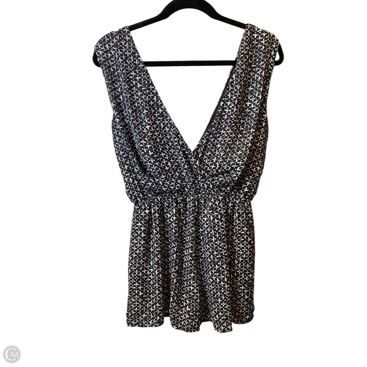 Romper By Umgee In Black & White, Size: S