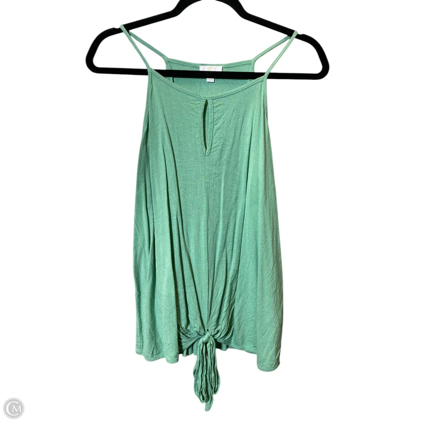 Top Sleeveless By Clothes Mentor In Green, Size: M