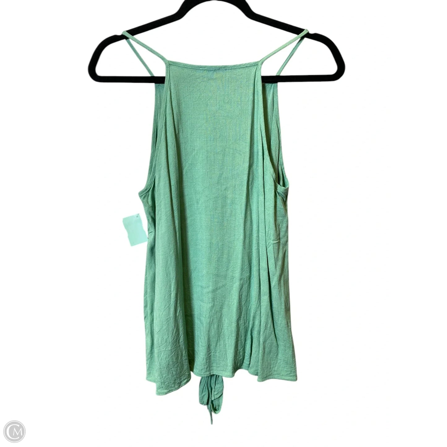 Top Sleeveless By Clothes Mentor In Green, Size: M