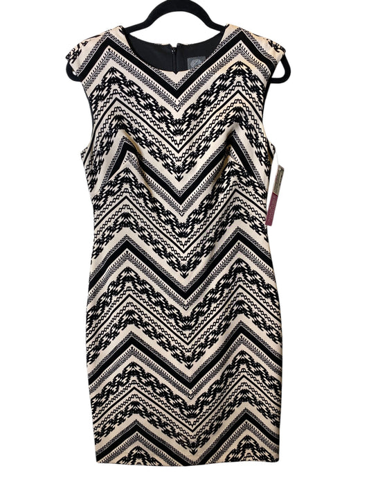 Dress Designer By Vince Camuto In Black & Cream, Size: 4