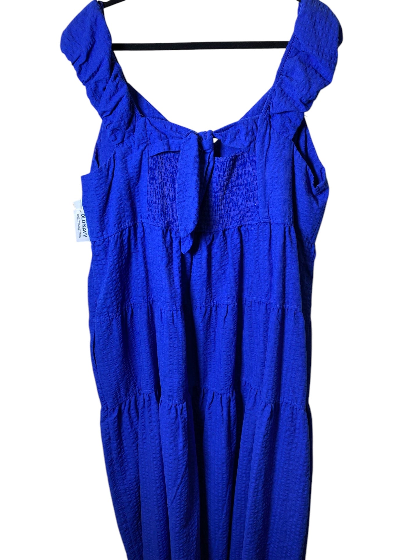 Dress Casual Maxi By Old Navy In Blue, Size: Xxl