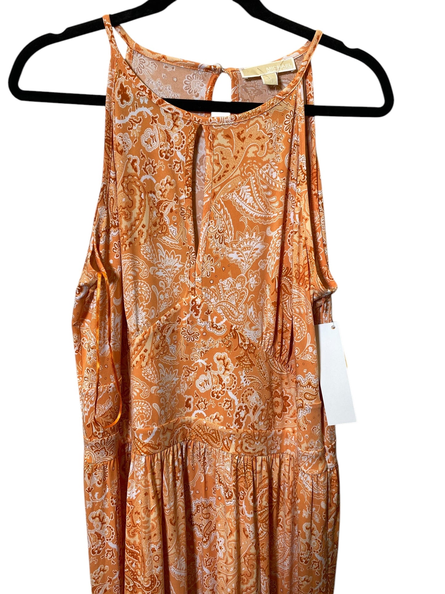 Dress Designer By Michael By Michael Kors In Orange, Size: 1x