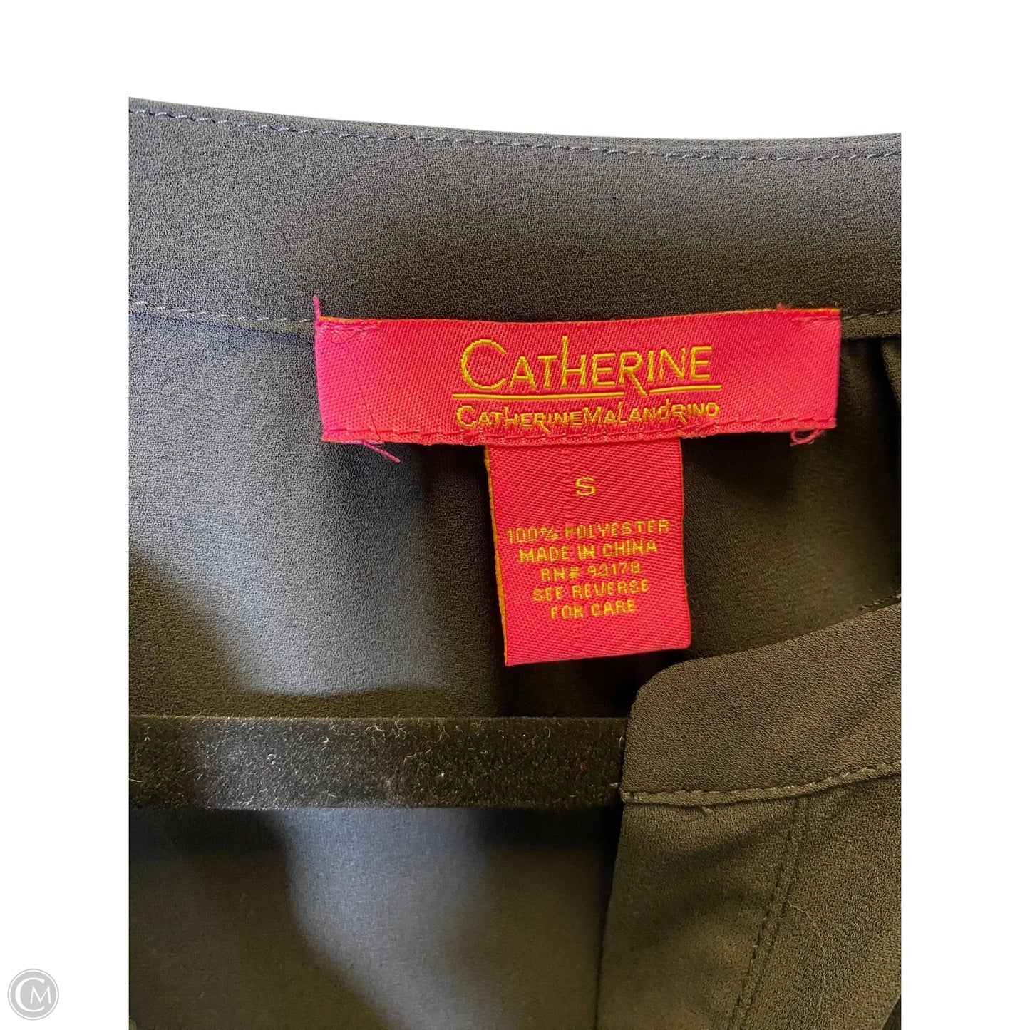 Top Long Sleeve By Catherine Malandrino In Black, Size: S