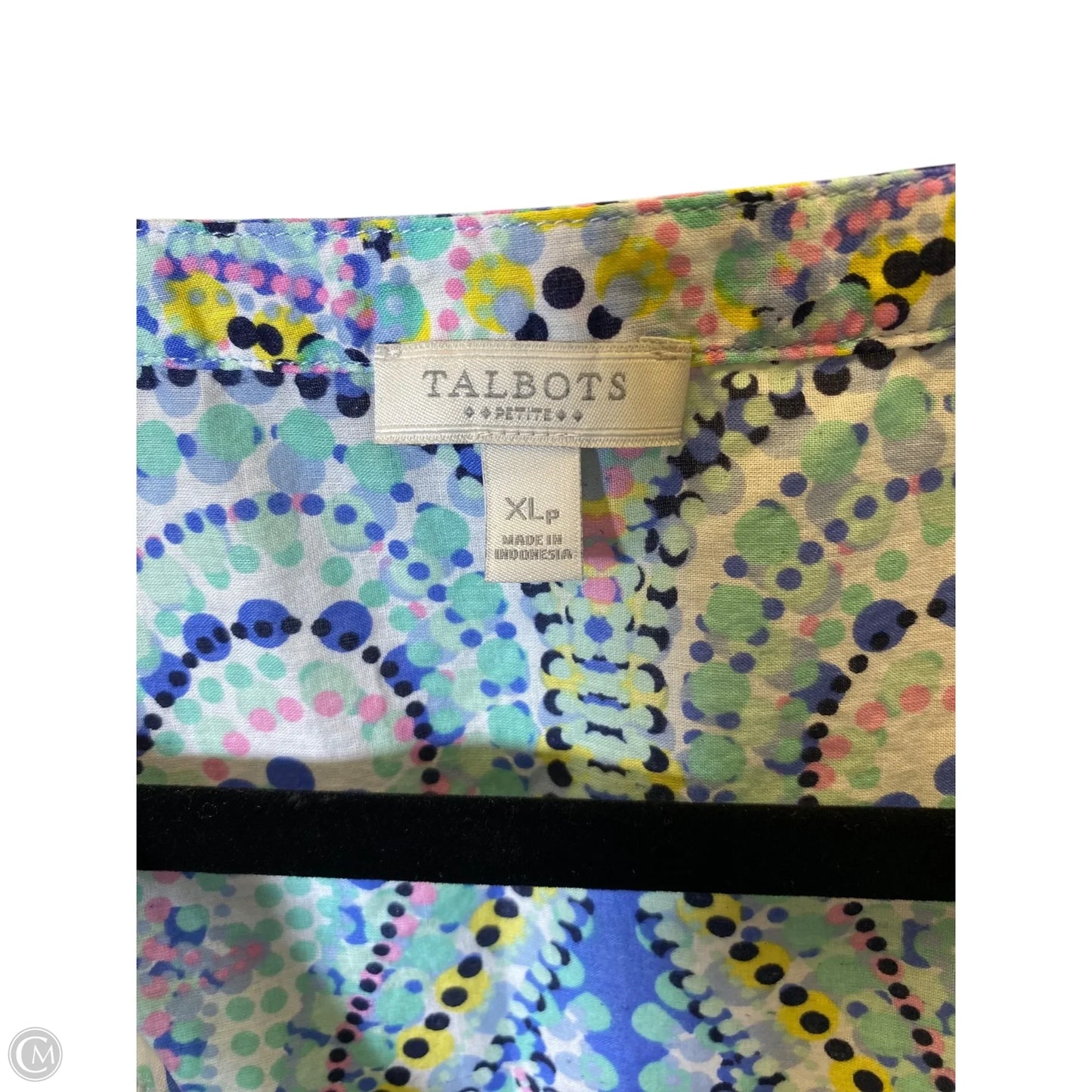 Top 3/4 Sleeve By Talbots In Multi-colored, Size: Xl
