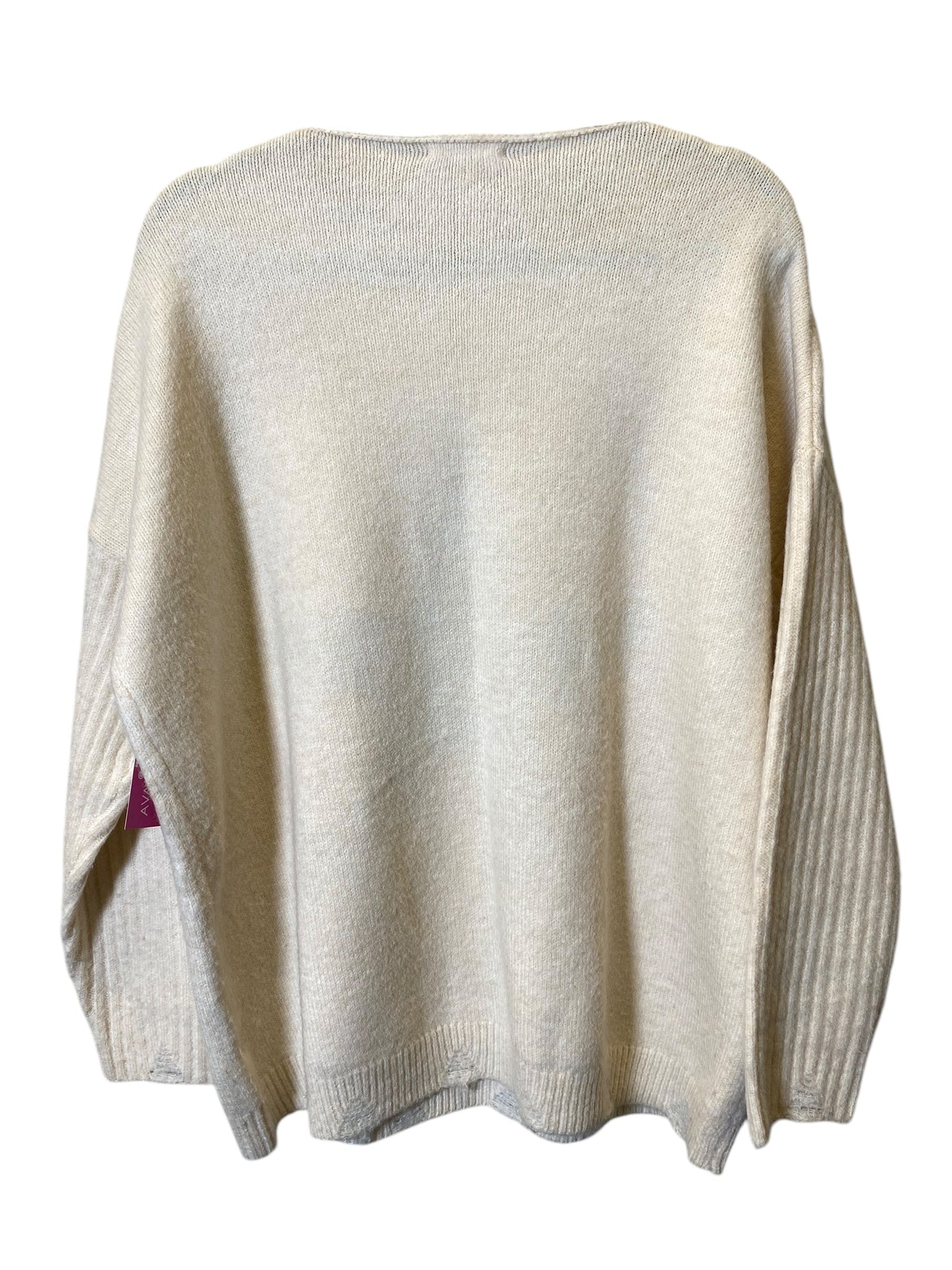 Sweater By Easel In Beige, Size: S