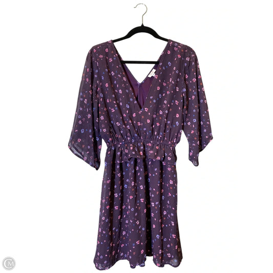 Dress Casual Midi By Clothes Mentor In Floral Print, Size: M