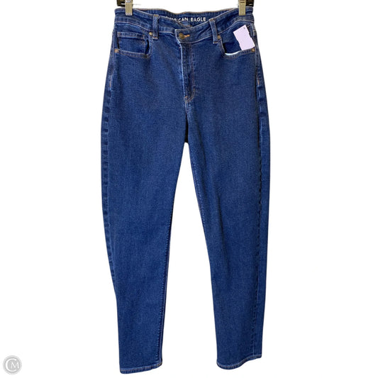 Jeans Skinny By American Eagle In Blue Denim, Size: 6
