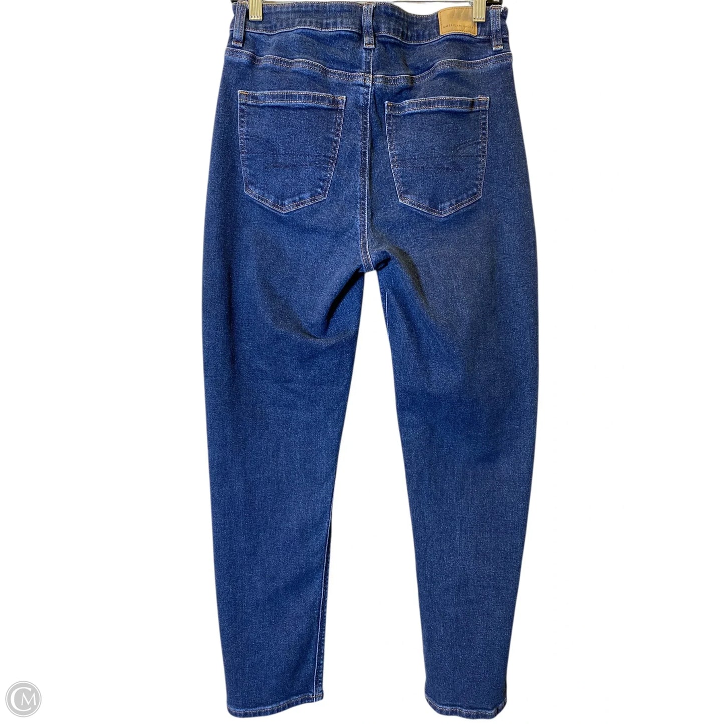 Jeans Skinny By American Eagle In Blue Denim, Size: 6