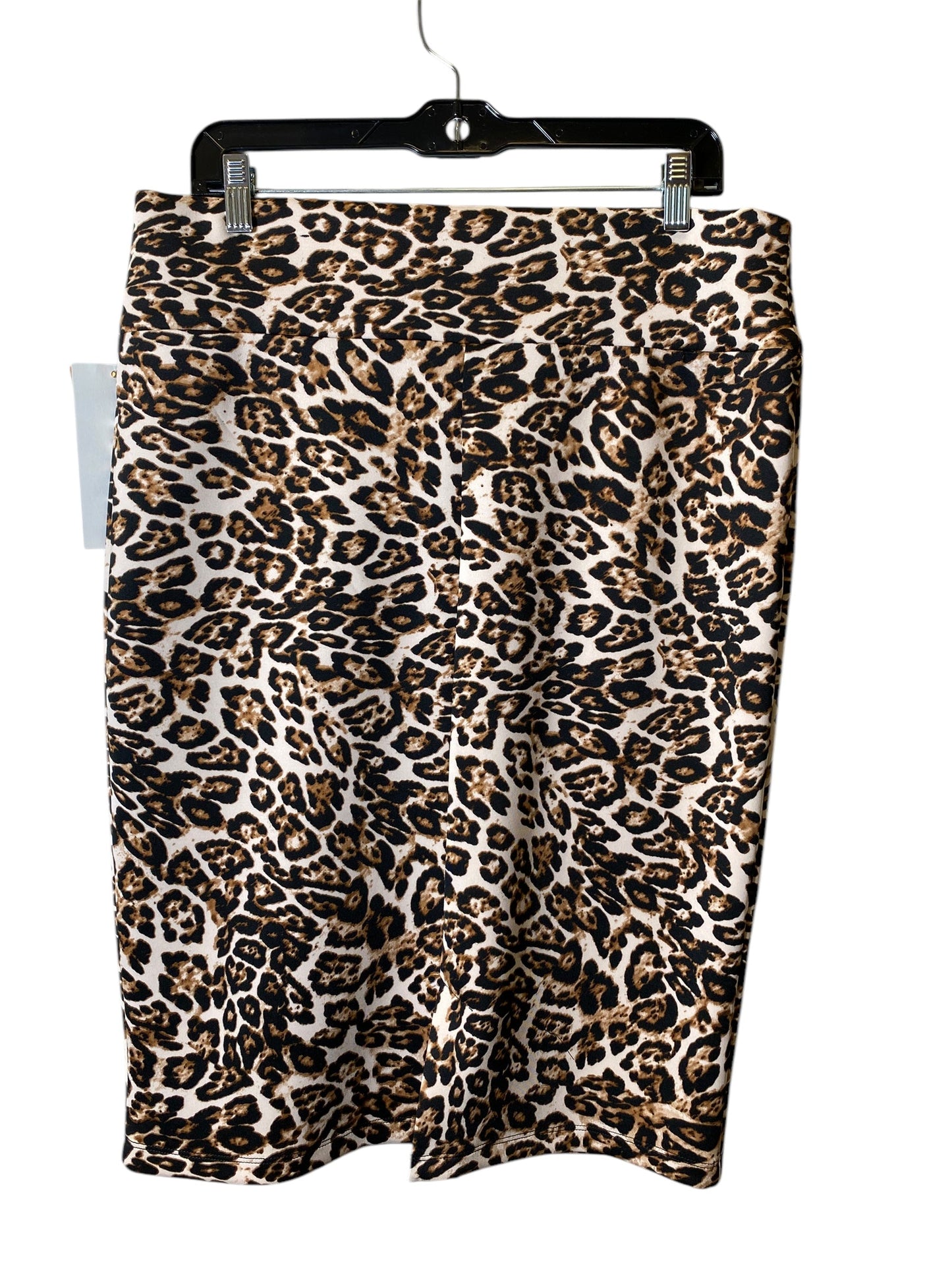 Skirt Mini & Short By Inc In Animal Print, Size: L