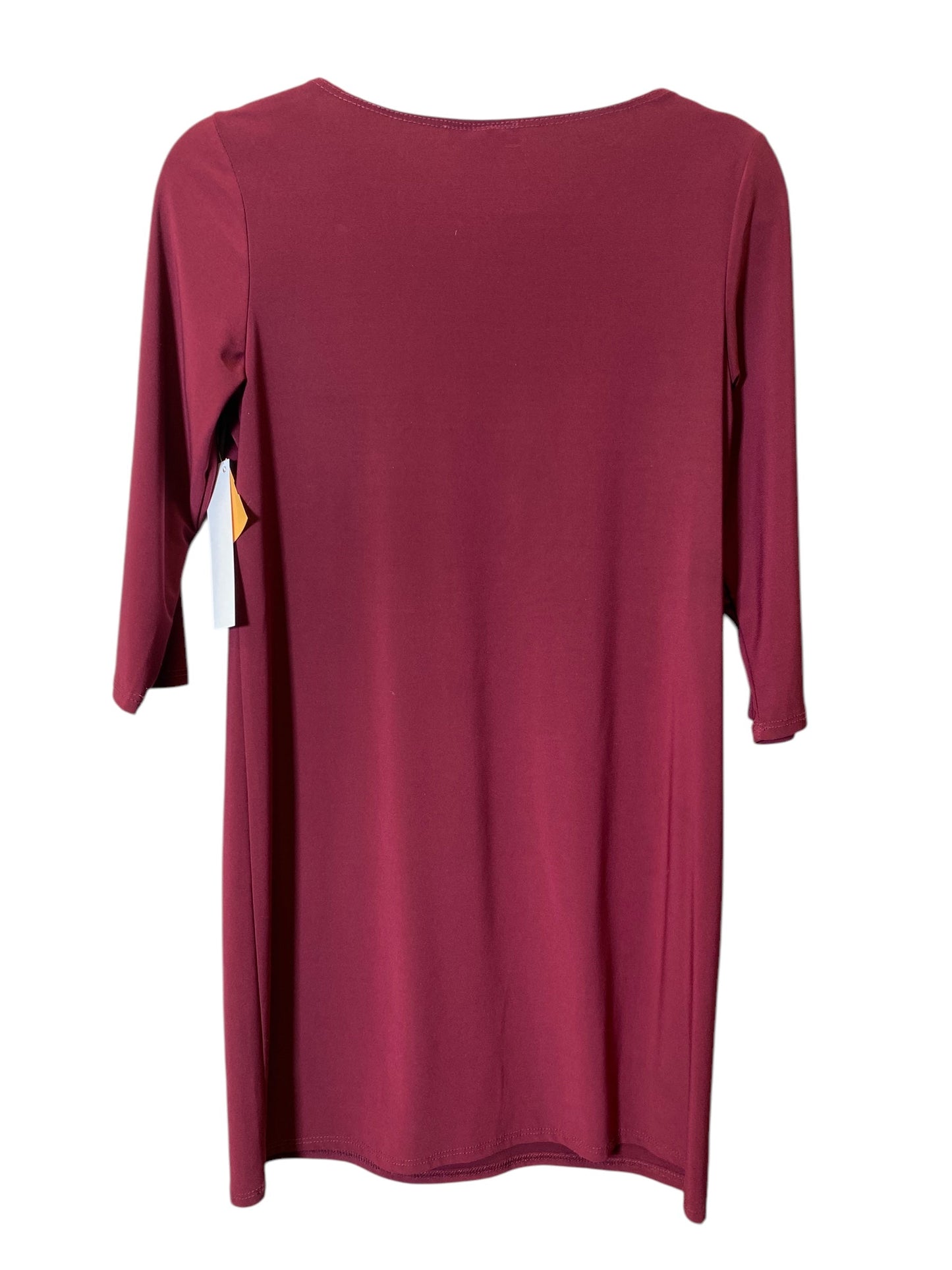 Dress Casual Midi By Msk In Maroon, Size: S