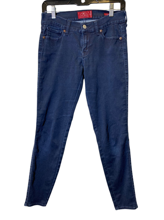 Jeans Skinny By Lucky Brand In Blue Denim, Size: 4