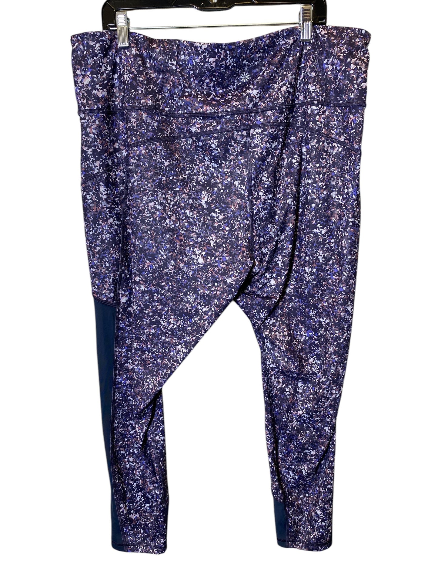 Athletic Leggings By Athleta In Purple, Size: 3x