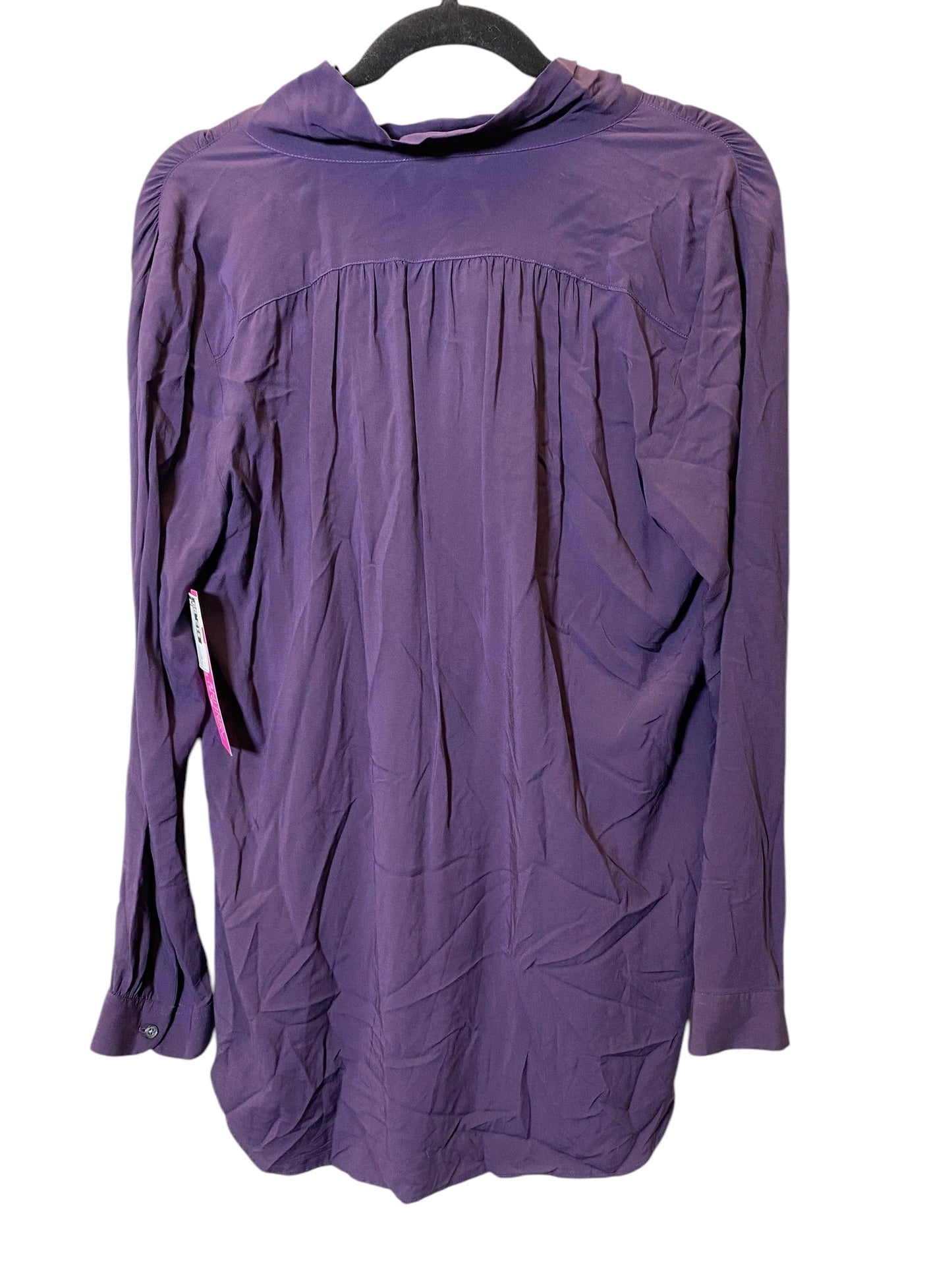 Top Long Sleeve By Loft In Purple, Size: M