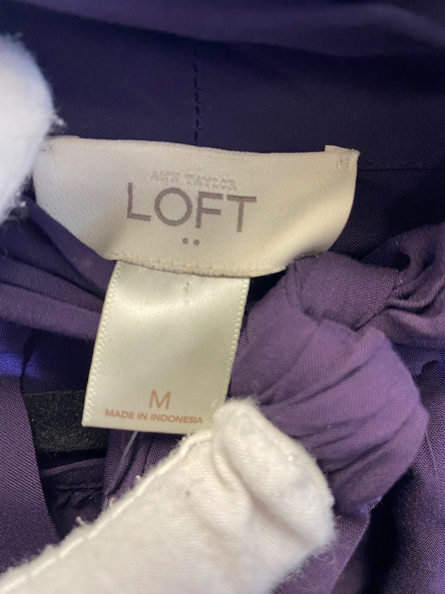 Top Long Sleeve By Loft In Purple, Size: M