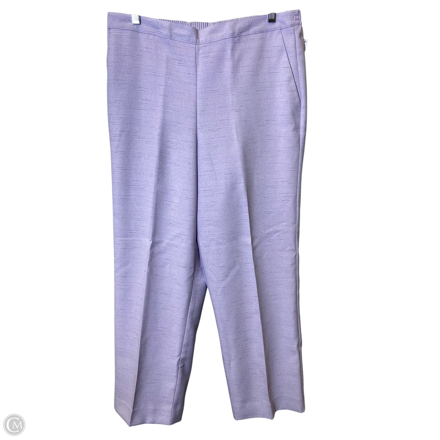 Pants Dress By Alfred Dunner In Purple, Size: 12