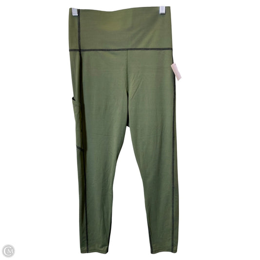 Athletic Leggings By Miraclesuit In Green, Size: L