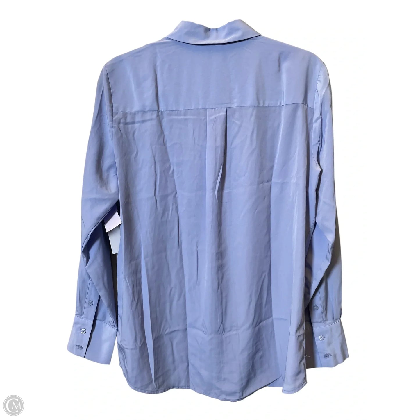 Blouse Long Sleeve By Nine West In Purple, Size: M