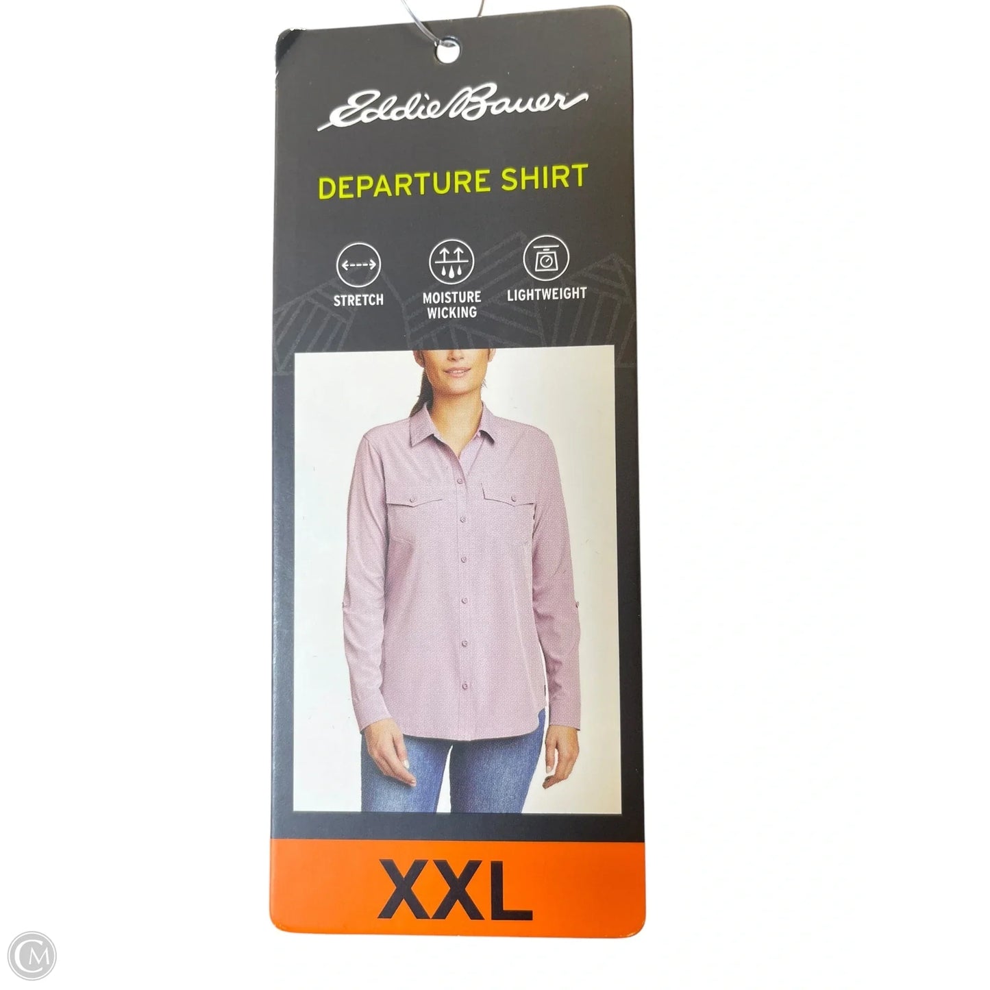 Blouse Long Sleeve By Eddie Bauer In Purple, Size: Xxl