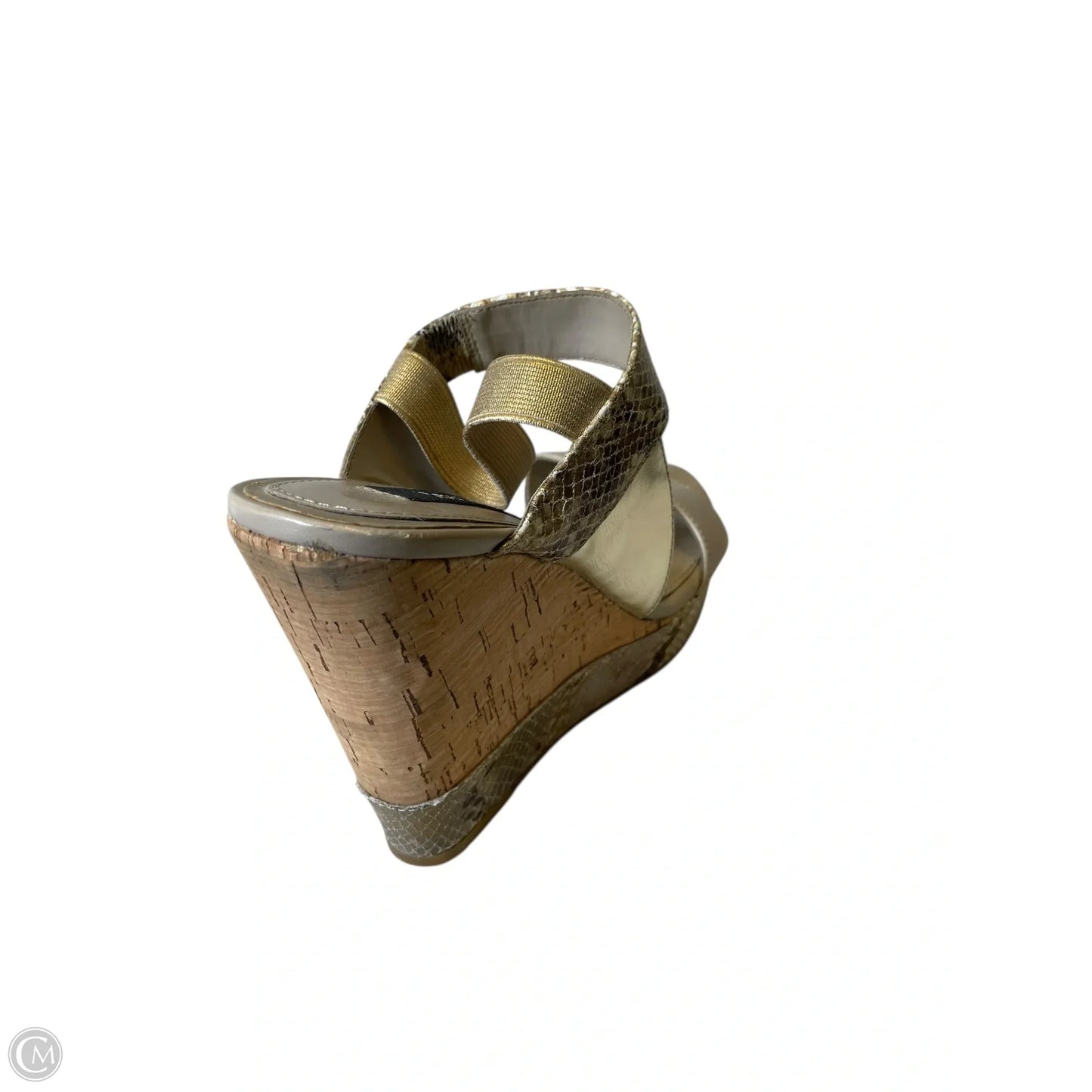 Sandals Heels Wedge By White House Black Market In Animal Print, Size: 7.5