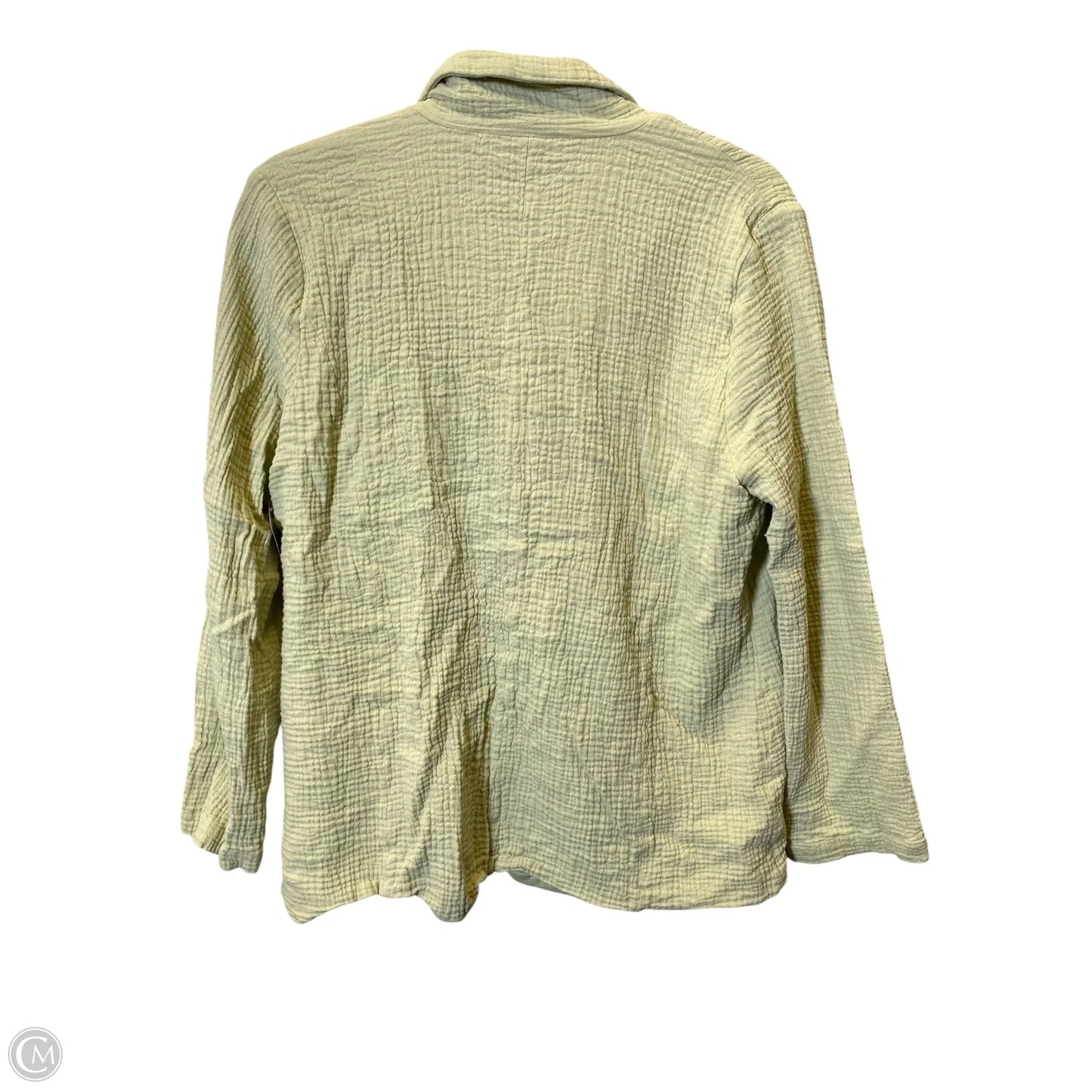 Blazer By Clothes Mentor In Green, Size: L