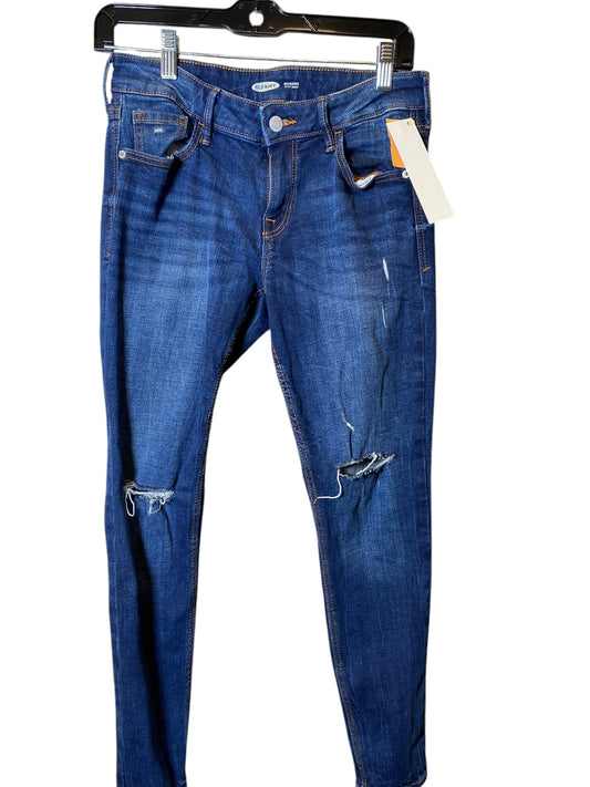 Jeans Skinny By Old Navy In Blue Denim, Size: 4