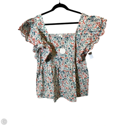 Top Short Sleeve By Oddi In Multi-colored, Size: 2XL
