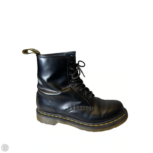 Boots Leather By Dr Martens In Black, Size: 9