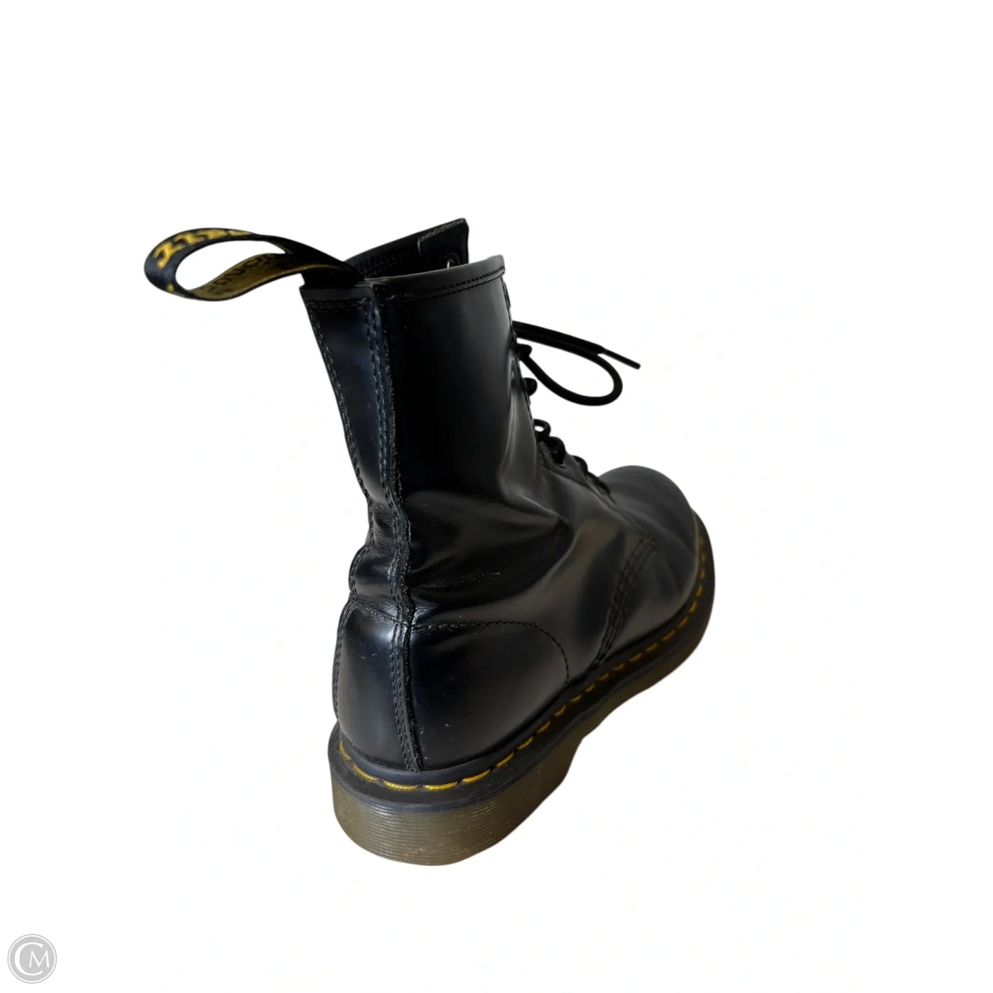 Boots Leather By Dr Martens In Black, Size: 9