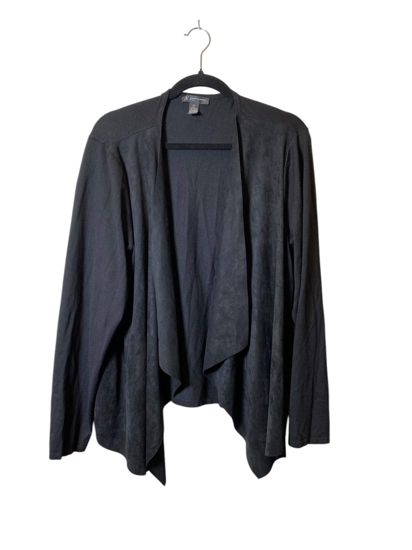 Cardigan By Inc In Black, Size: 2x