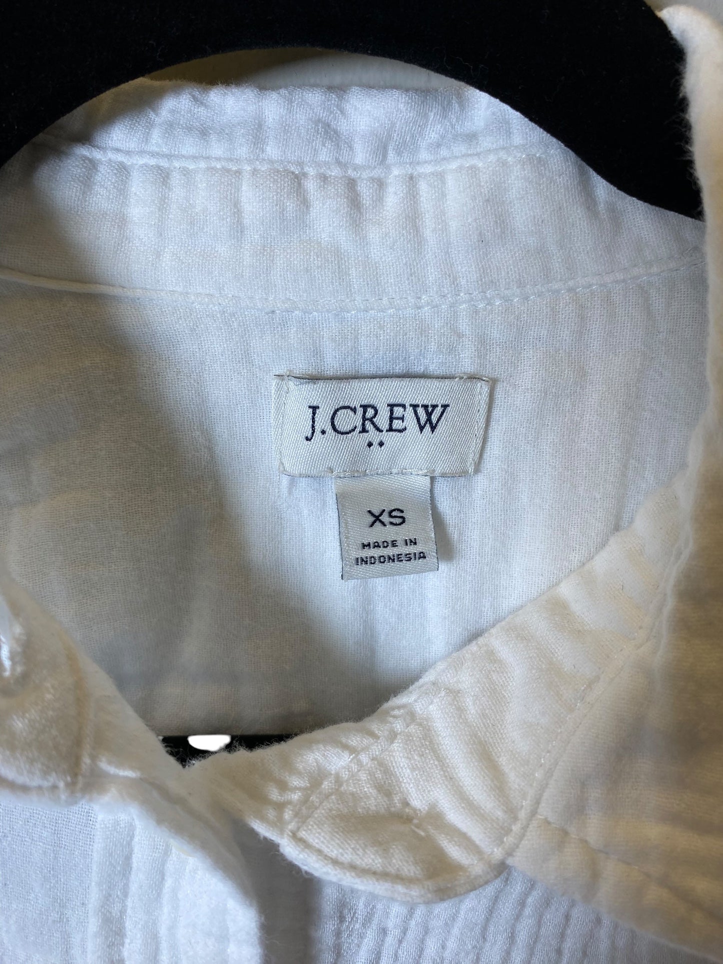 Top Long Sleeve By J. Crew In White, Size: Xs