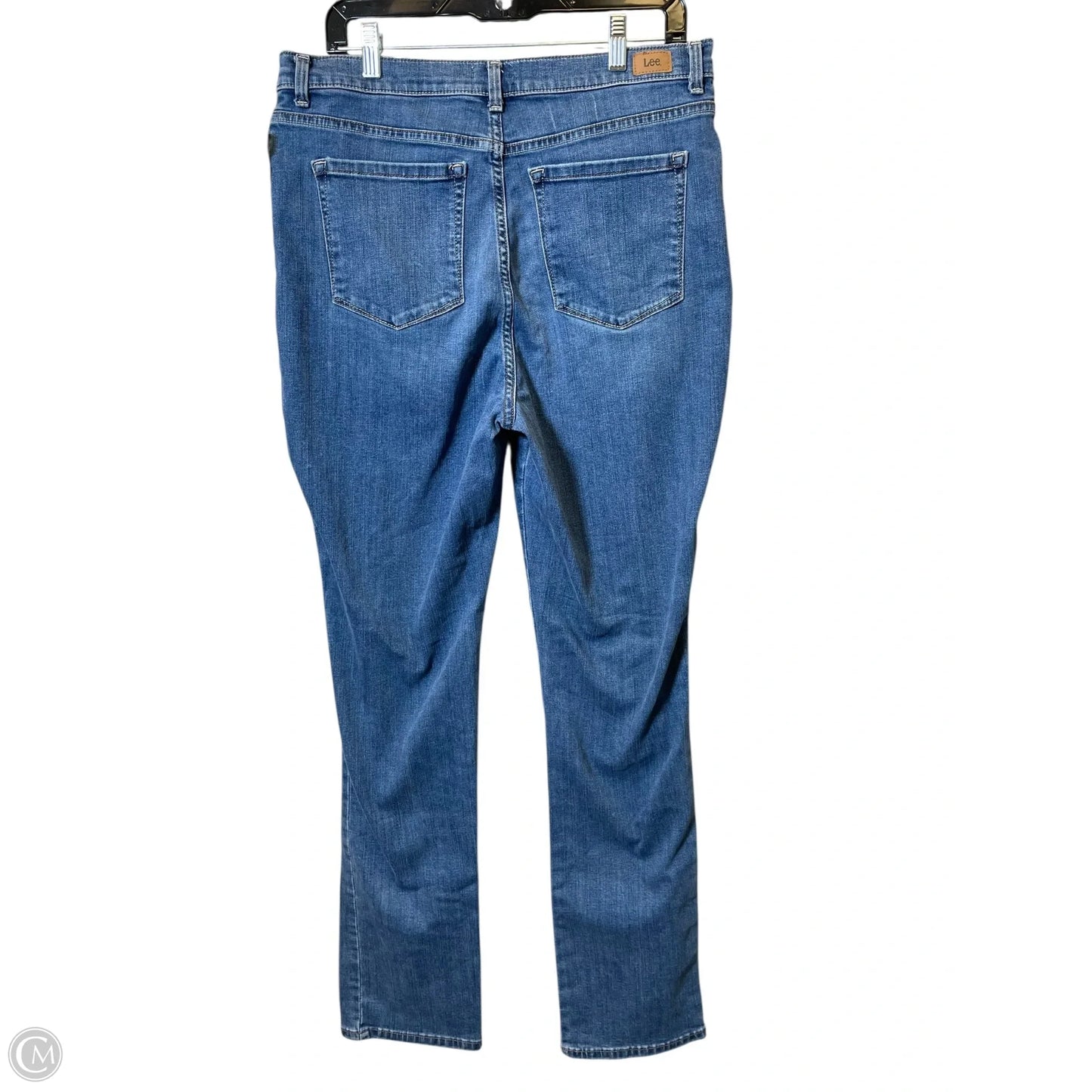 Jeans Straight By Lee In Blue Denim, Size: 16 Tall