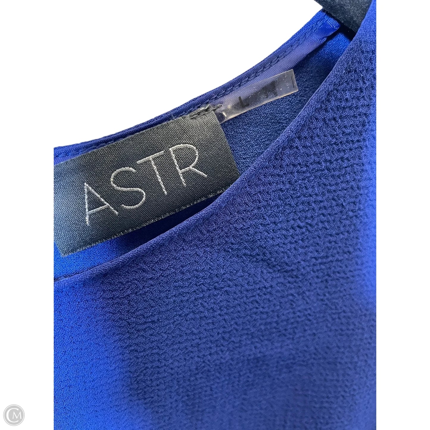 Top Sleeveless By Astr In Blue, Size: L