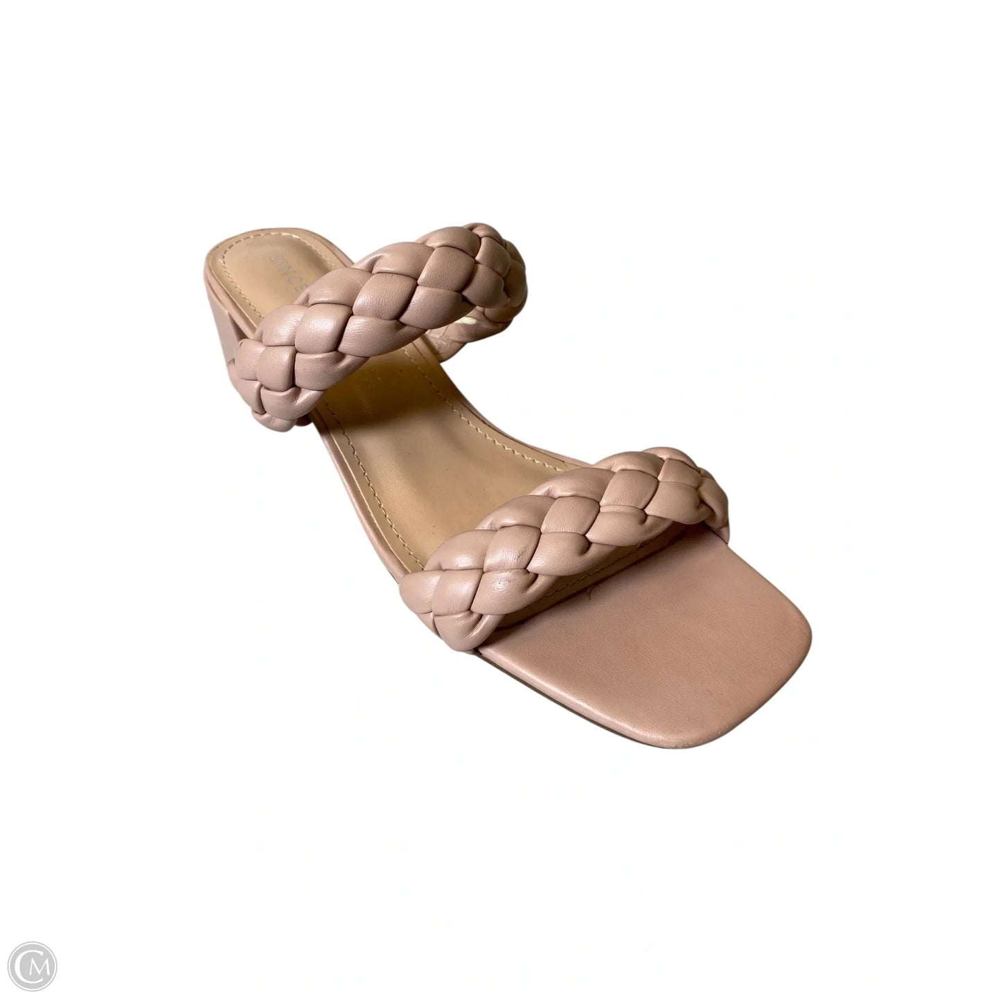 Shoes Heels Block By Clothes Mentor In Beige, Size: 8.5